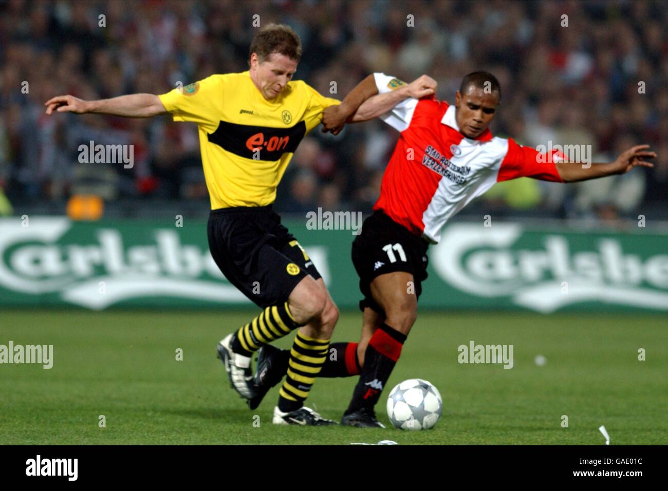 Football - Coupe UEFA - Final - Feyenoord v Borussia Dortmund Banque D'Images