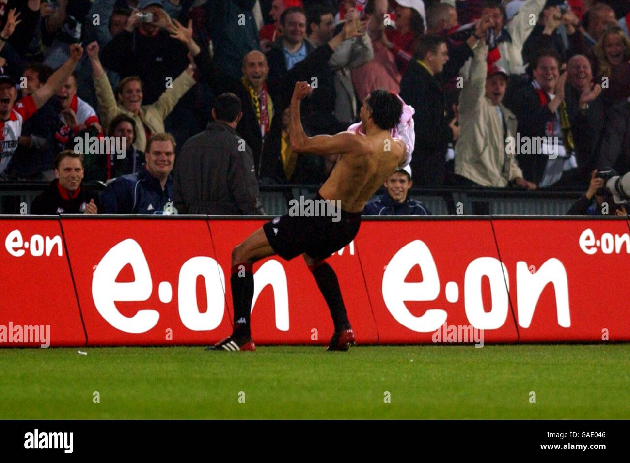 Football - Coupe UEFA - Final - Feyenoord v Borussia Dortmund Banque D'Images