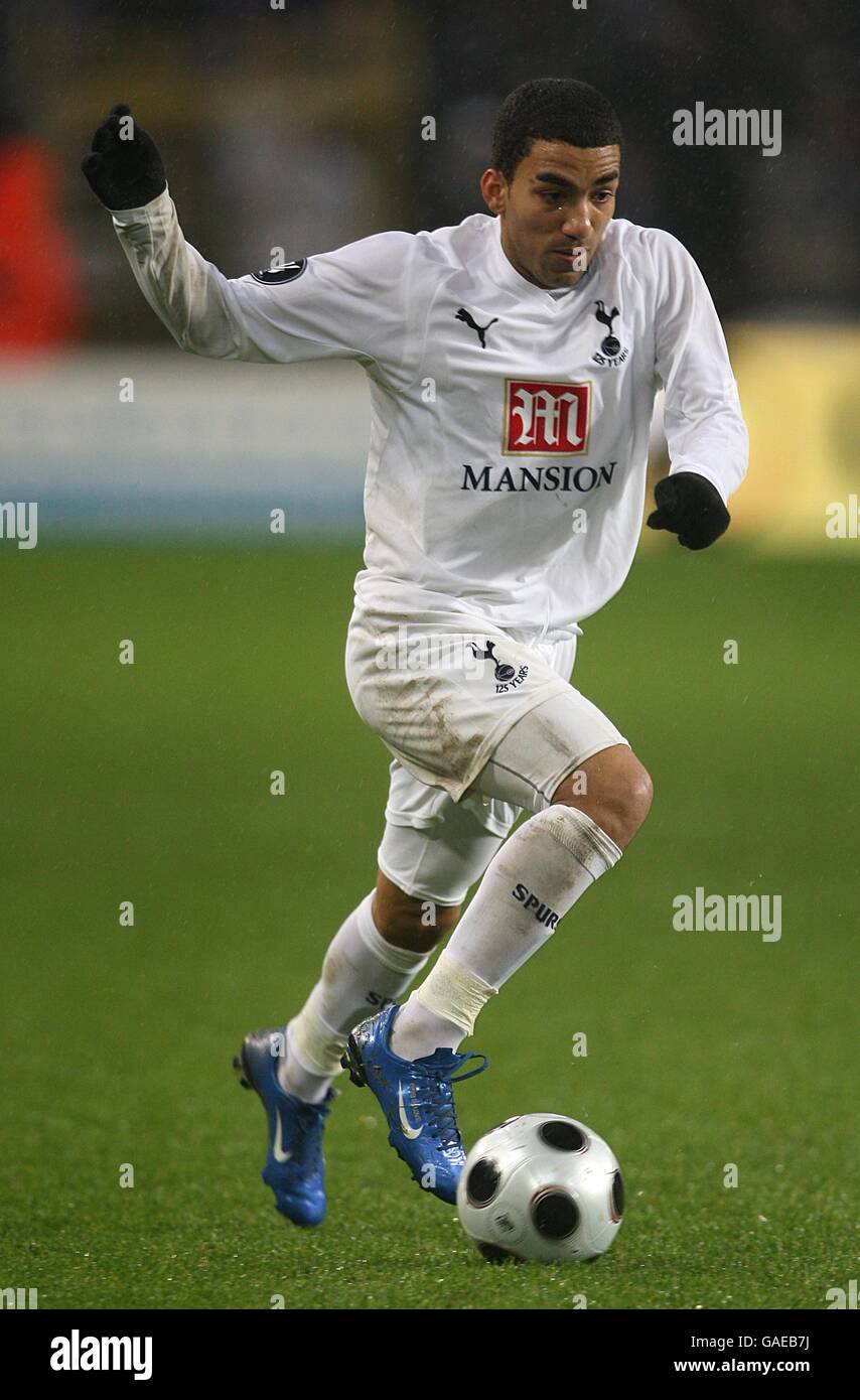 Football - coupe UEFA - Groupe G - Anderlecht / Tottenham Hotspur - constant Vanden Stockstadion. Aaron Lennon, Tottenham Hotspur Banque D'Images