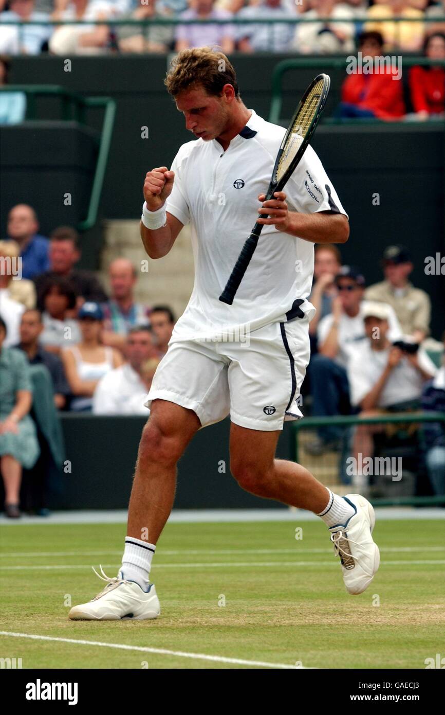Tennis - Wimbledon 2002 - Demi-finale Banque D'Images