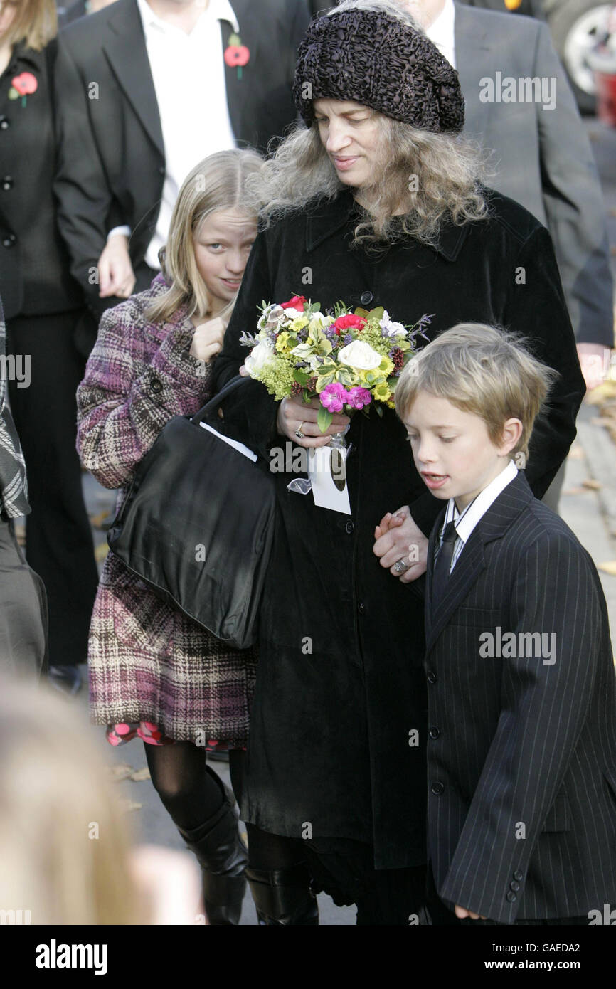 Robert et Deborah Fry funeral Banque D'Images