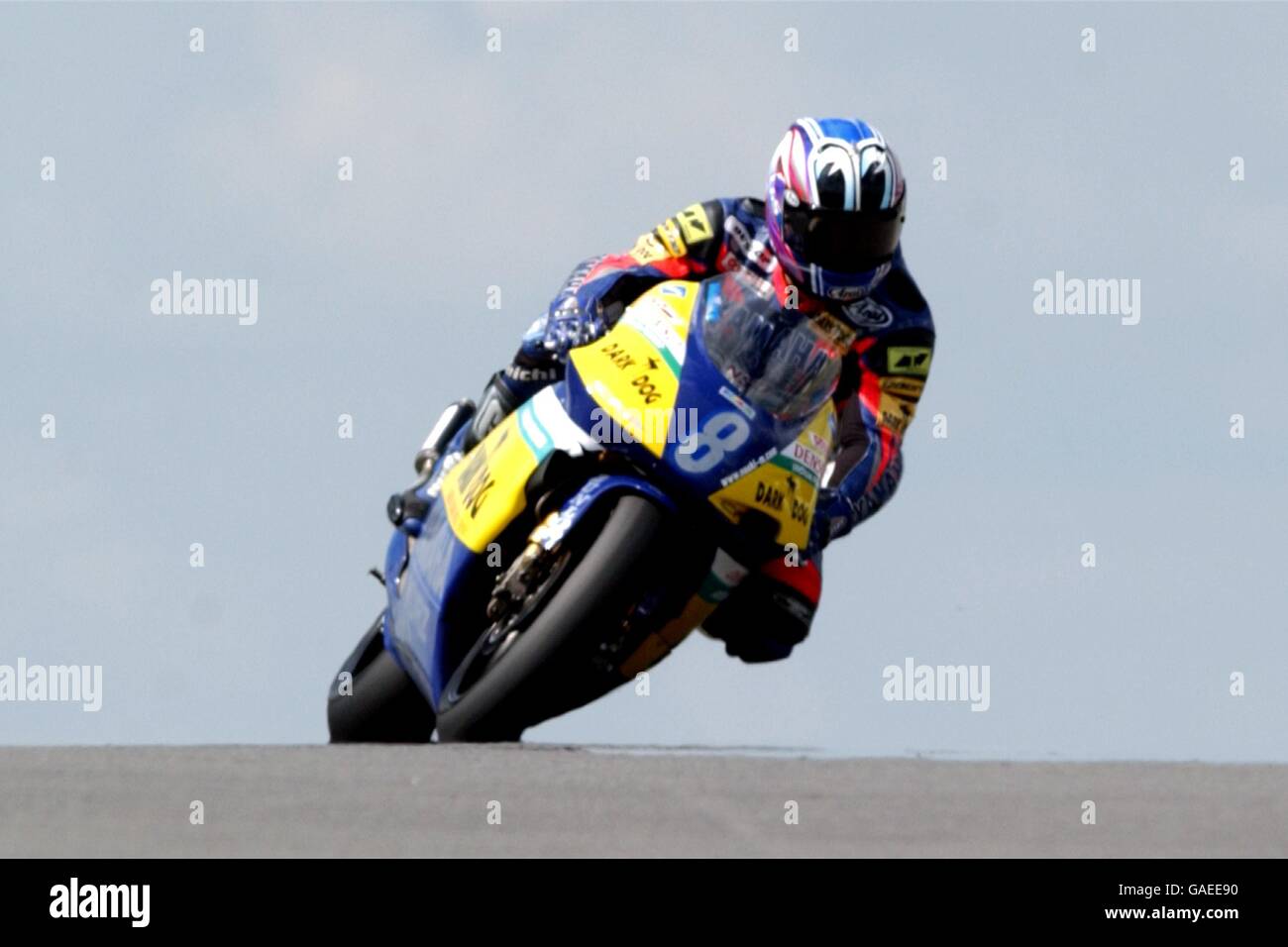 Motocyclisme - Grand Prix britannique Cinzano - moto GP. Naoki Matsudo pendant l'entraînement pour la course de 250cc Banque D'Images