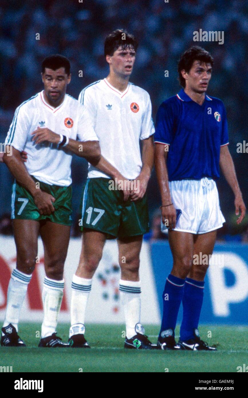 Coupe du Monde de football Italia 90 - Quart de finale - Italie / Irlande  Photo Stock - Alamy