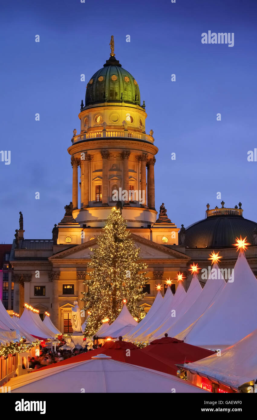 Berlin Gendarmenmarkt Weihnachtsmarkt - Marché de Noël de Berlin Gendarmenmarkt 18 Banque D'Images