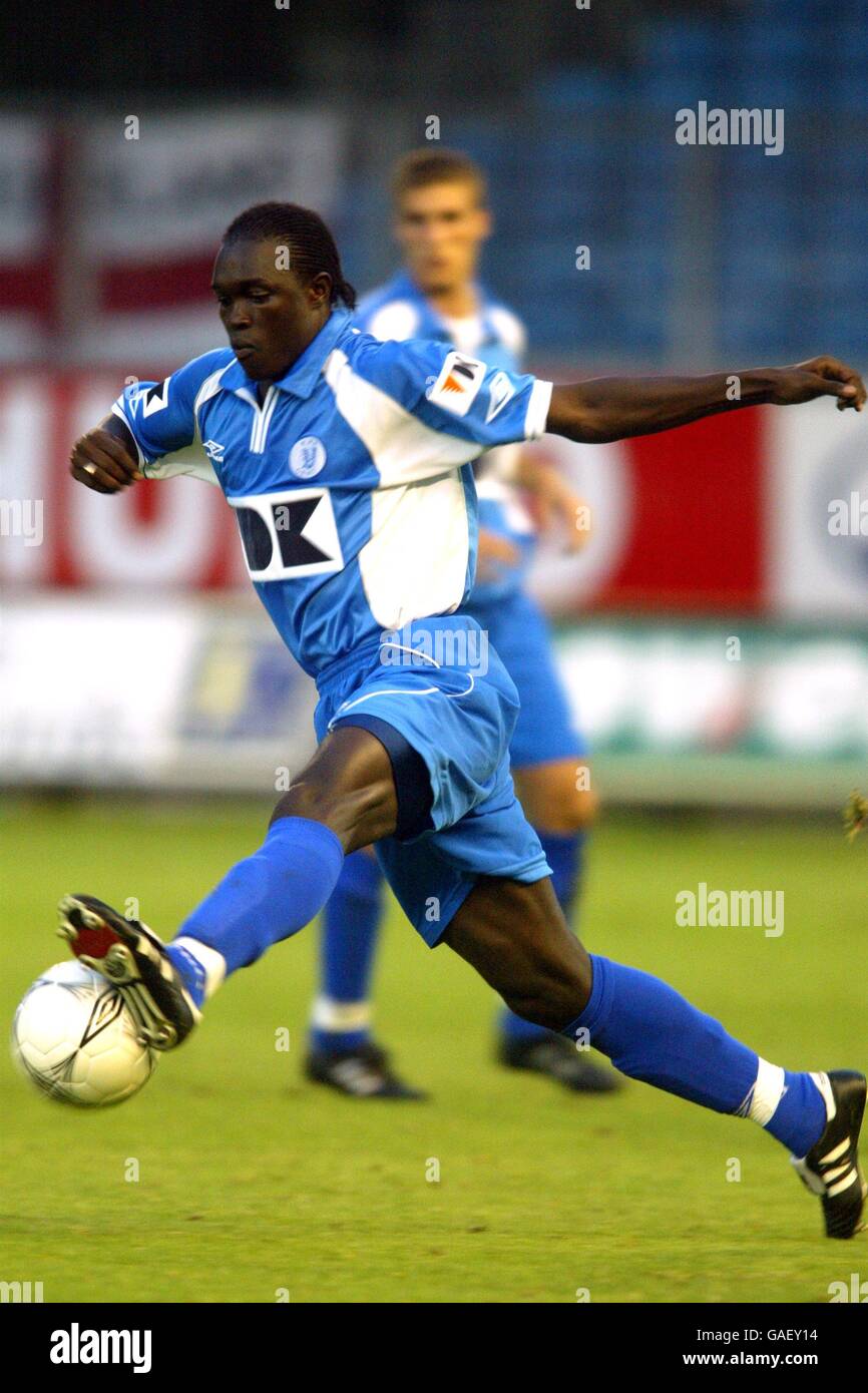 Football - amical - KAA Gent / Sunderland. Ibrahima Faye, KAA Gent Banque D'Images
