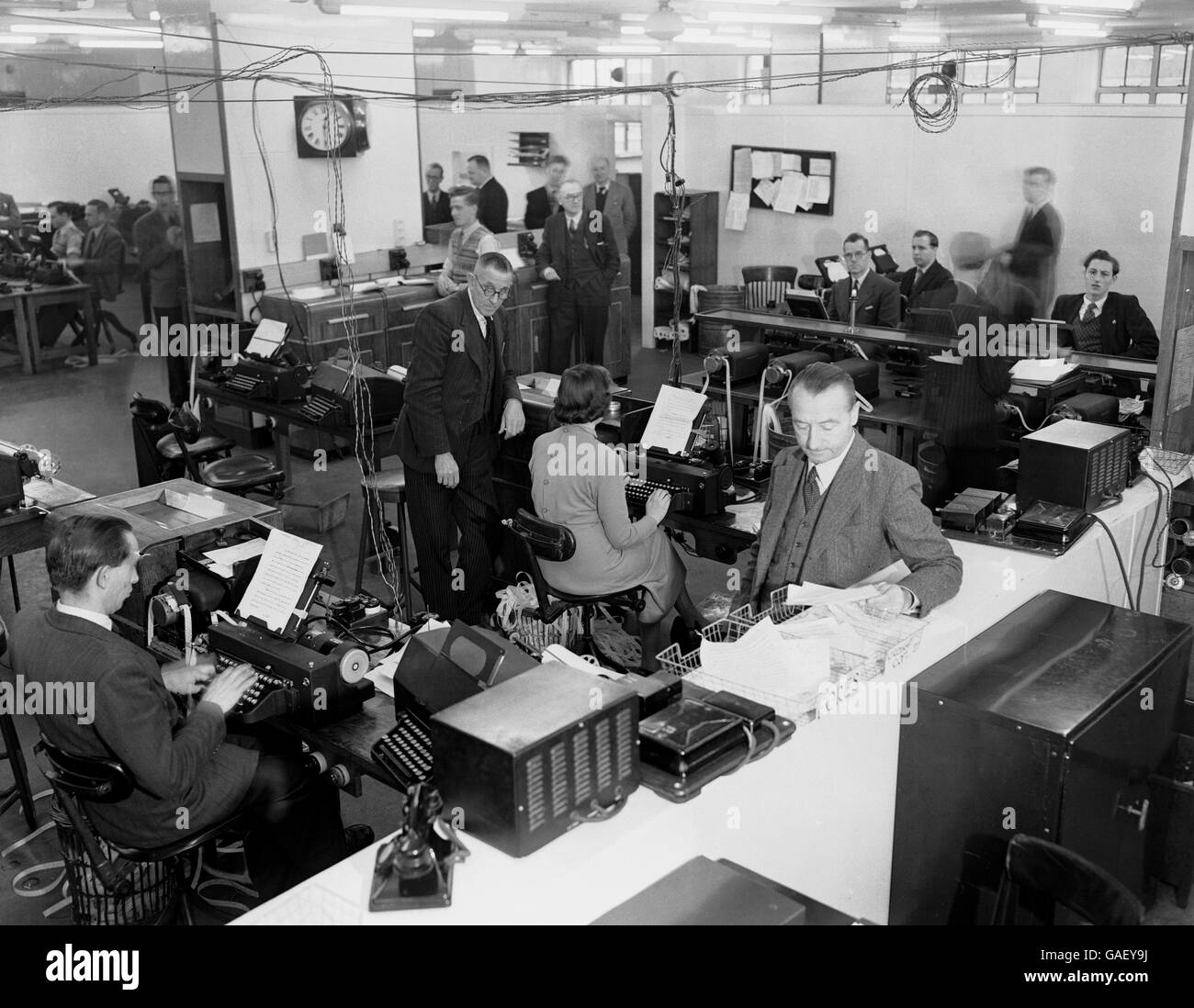L'Association de la presse - années 1950. The News, service de chambre. Banque D'Images