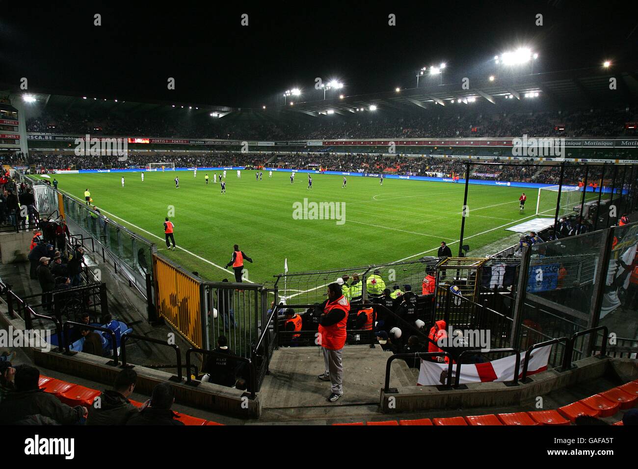 Football - Coupe de l'UEFA - Groupe G - Anderlecht v Tottenham Hotspur - Constant Vanden Stockstadion Banque D'Images