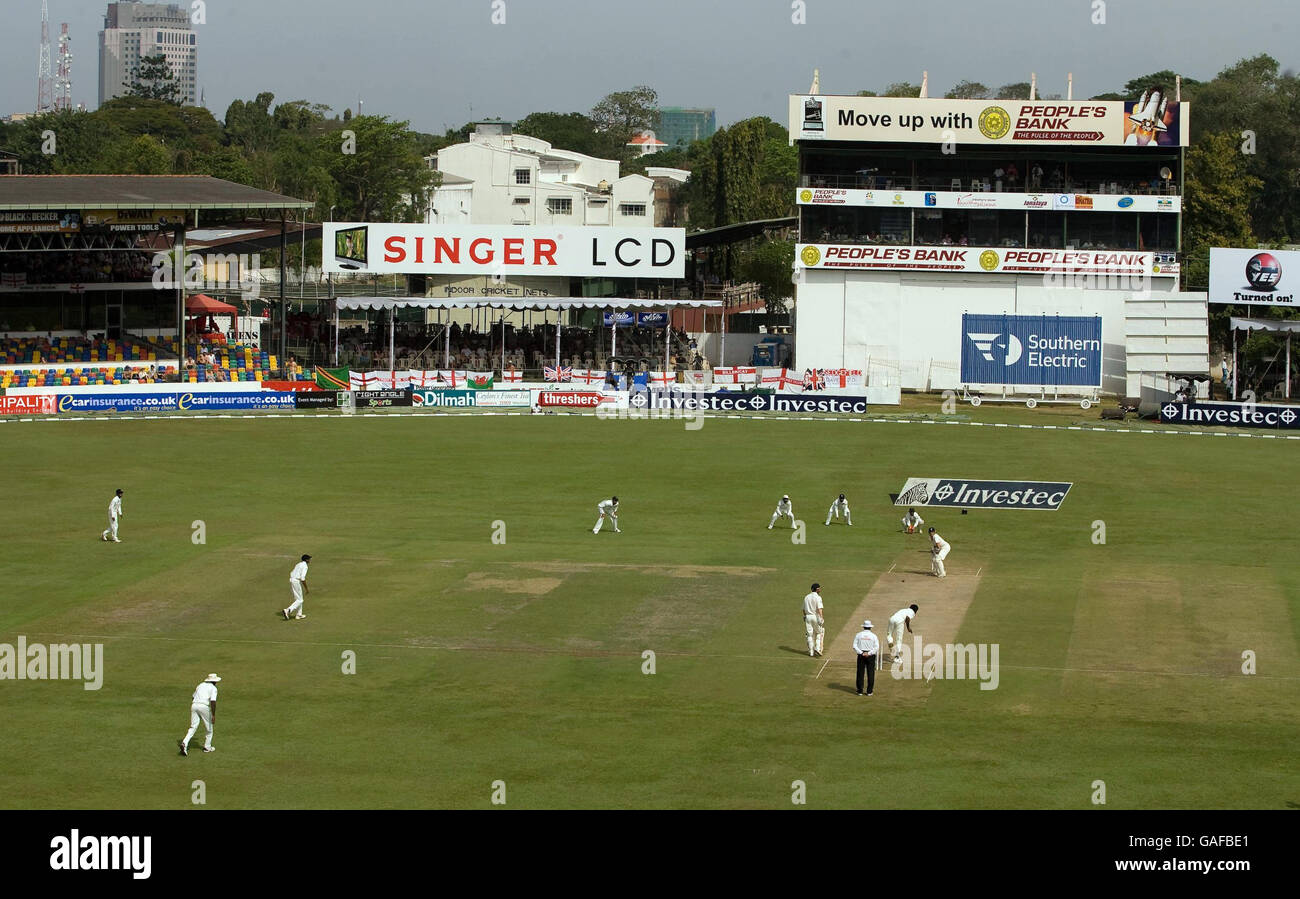 Cricket - Deuxième Test - Day 2 - Sri Lanka v Angleterre - Sinhalese Sports Club Sol - Colombo Banque D'Images