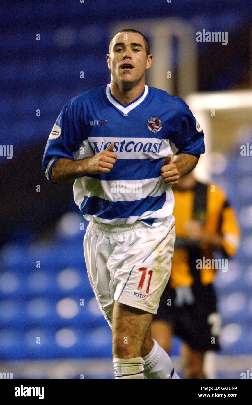 Football - Nationwide League Division One - Reading v Burnley. Andy Hughes, Reading Banque D'Images