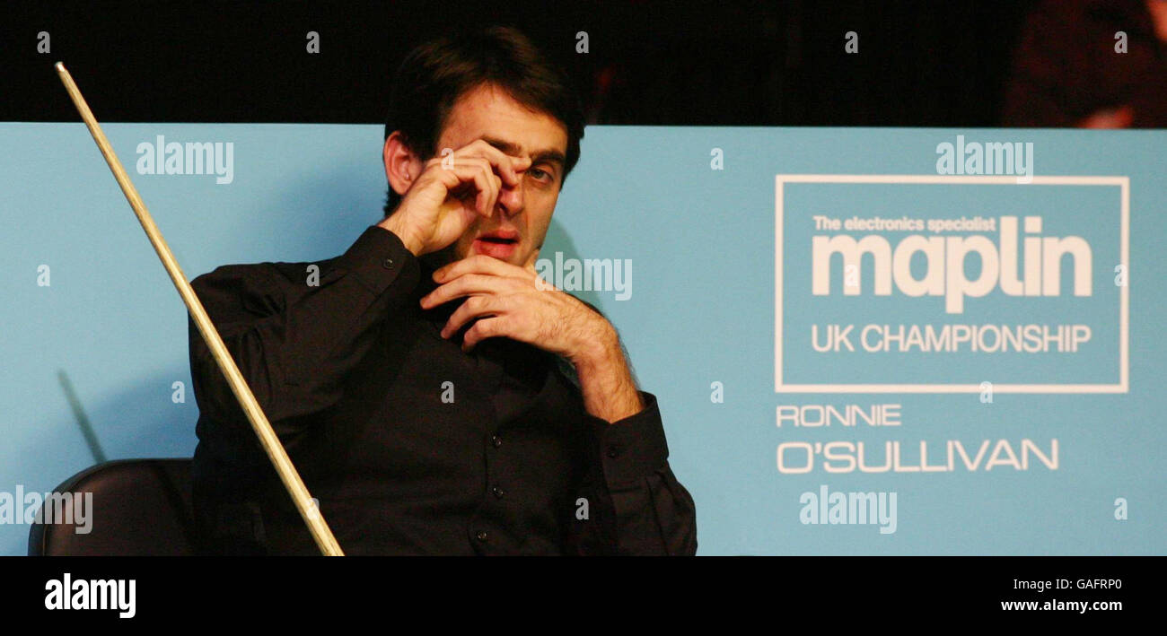 Snooker - Maplin Championnat du Royaume-Uni - International Centre - Telford Banque D'Images