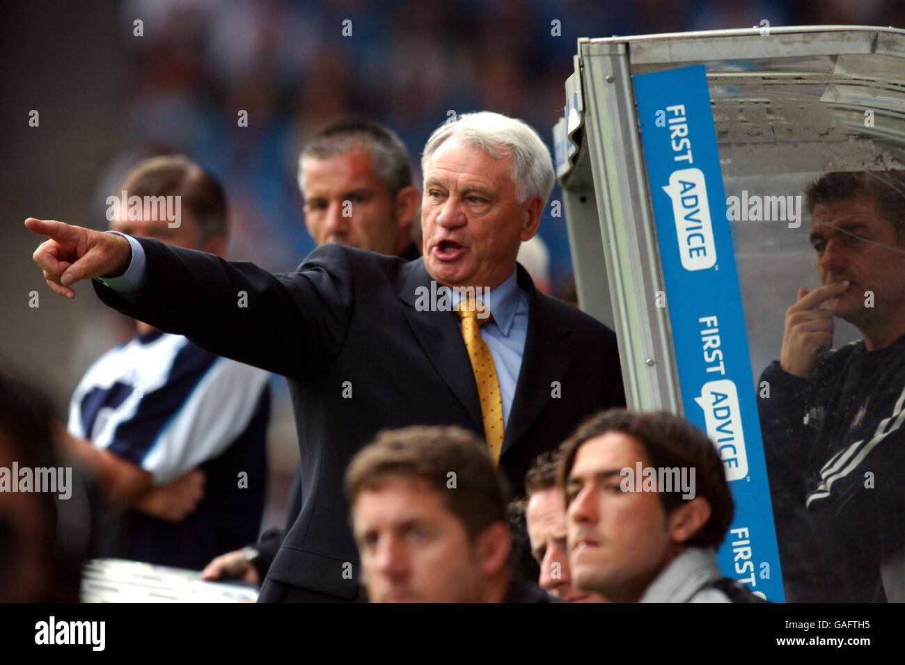 Soccer - FA Barclaycard Premiership - Manchester City v Newcastle United Banque D'Images