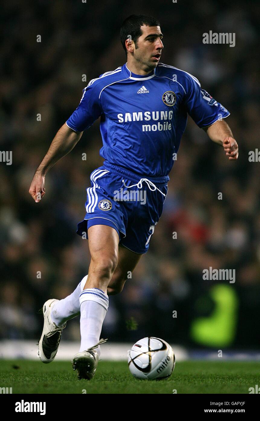 Soccer - Carling Cup - quart de finale - Chelsea / Liverpool - Stamford Bridge.Tal Ben-Haim, Chelsea Banque D'Images