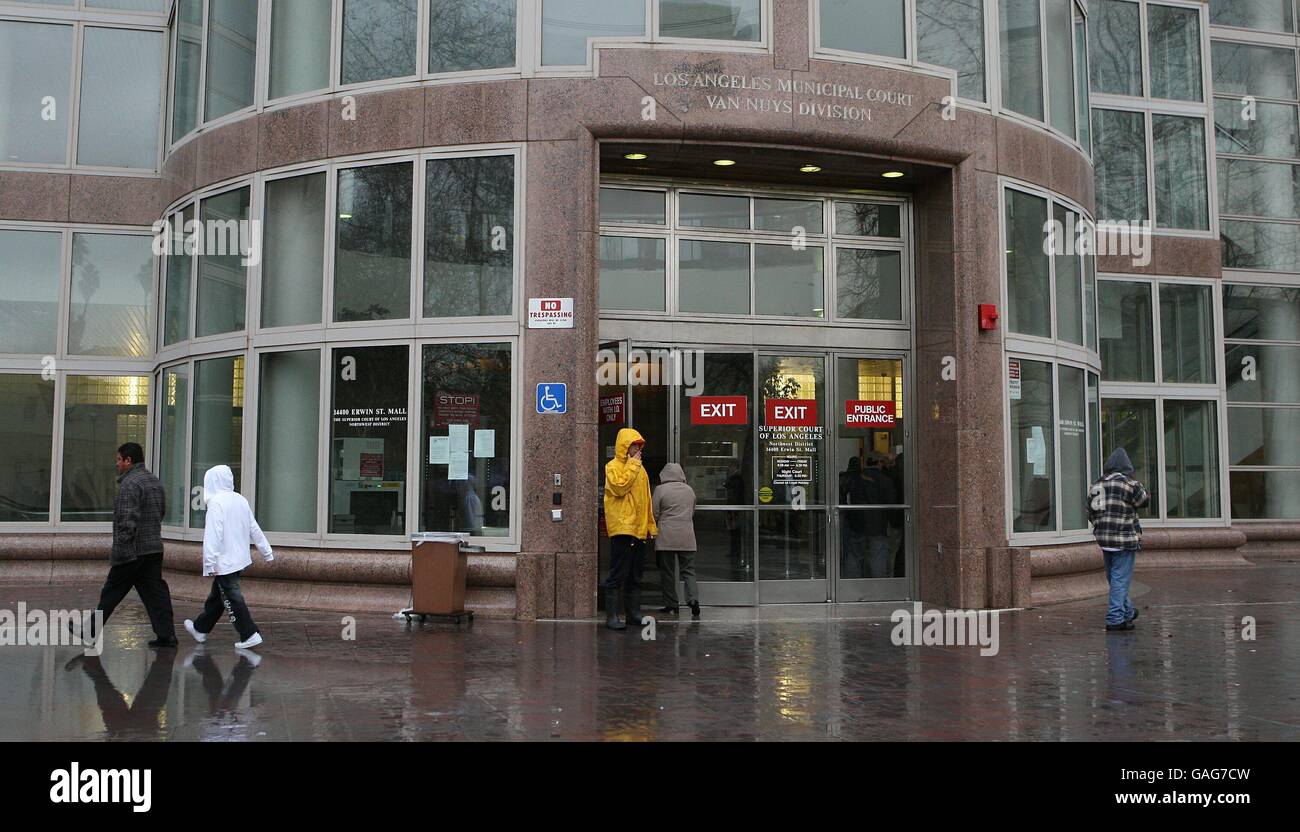Michael Flanagan - Los Angeles. Le palais de justice Van Nuys à Los Angeles. Banque D'Images