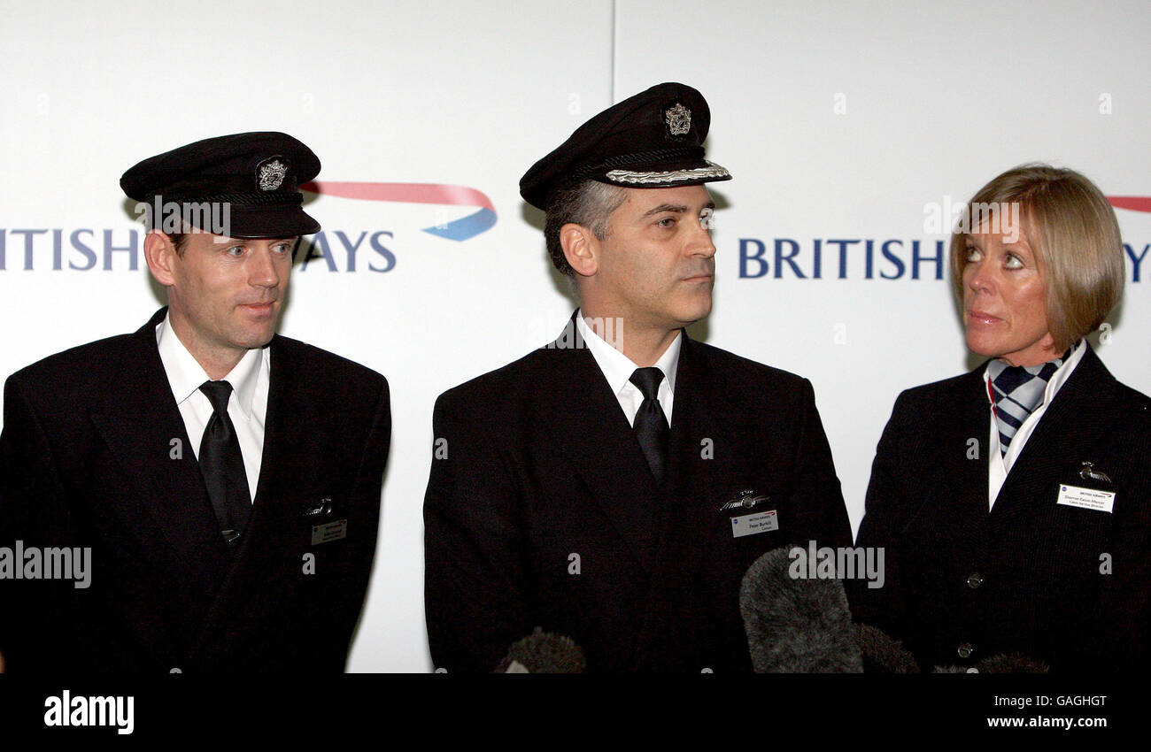 Incident de l'aéroport d'Heathrow Banque D'Images