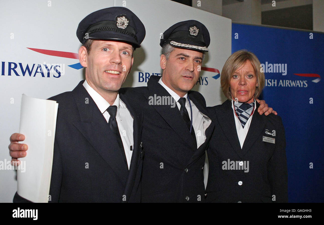 Incident de l'aéroport d'Heathrow Banque D'Images