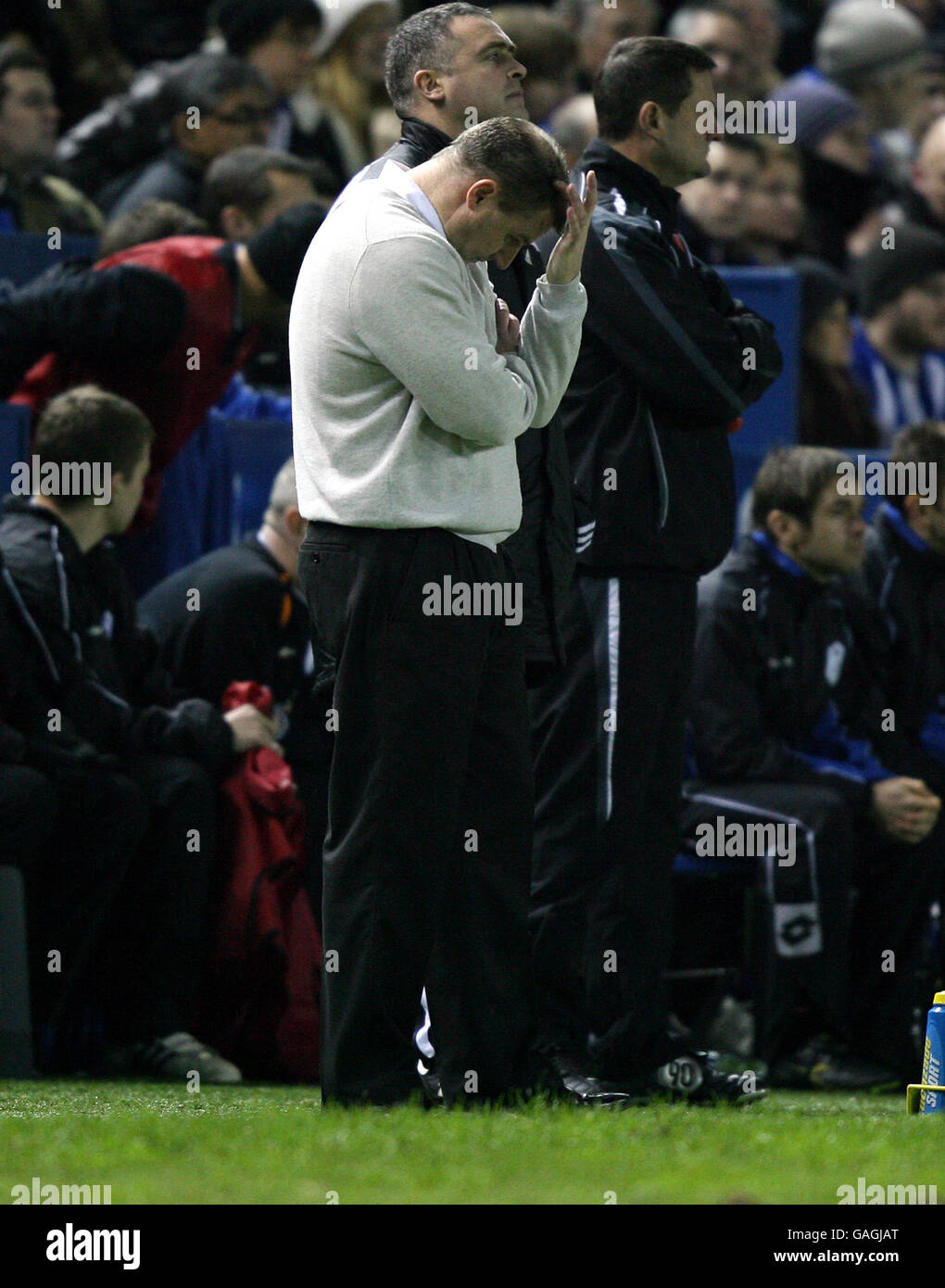 Football - FA Cup - troisième tour Replay - Sheffield Wednesday v Derby County - Hillsborough. Paul Jewell, directeur du comté de Derby Banque D'Images