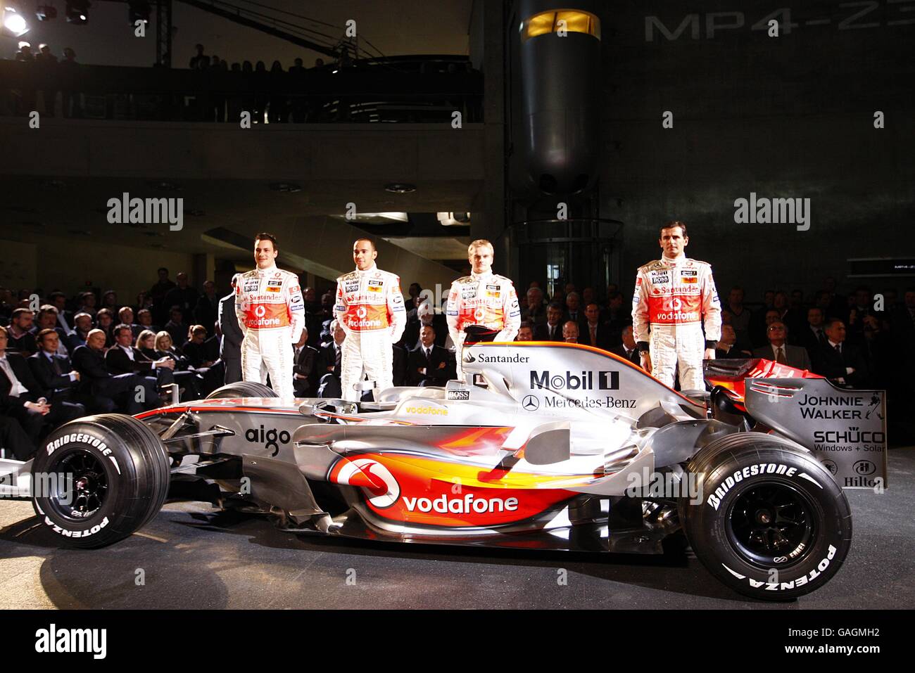 Course de Formule 1 - Mclaren Mercedes MP4-23 Lancement - Stuttgart Banque D'Images