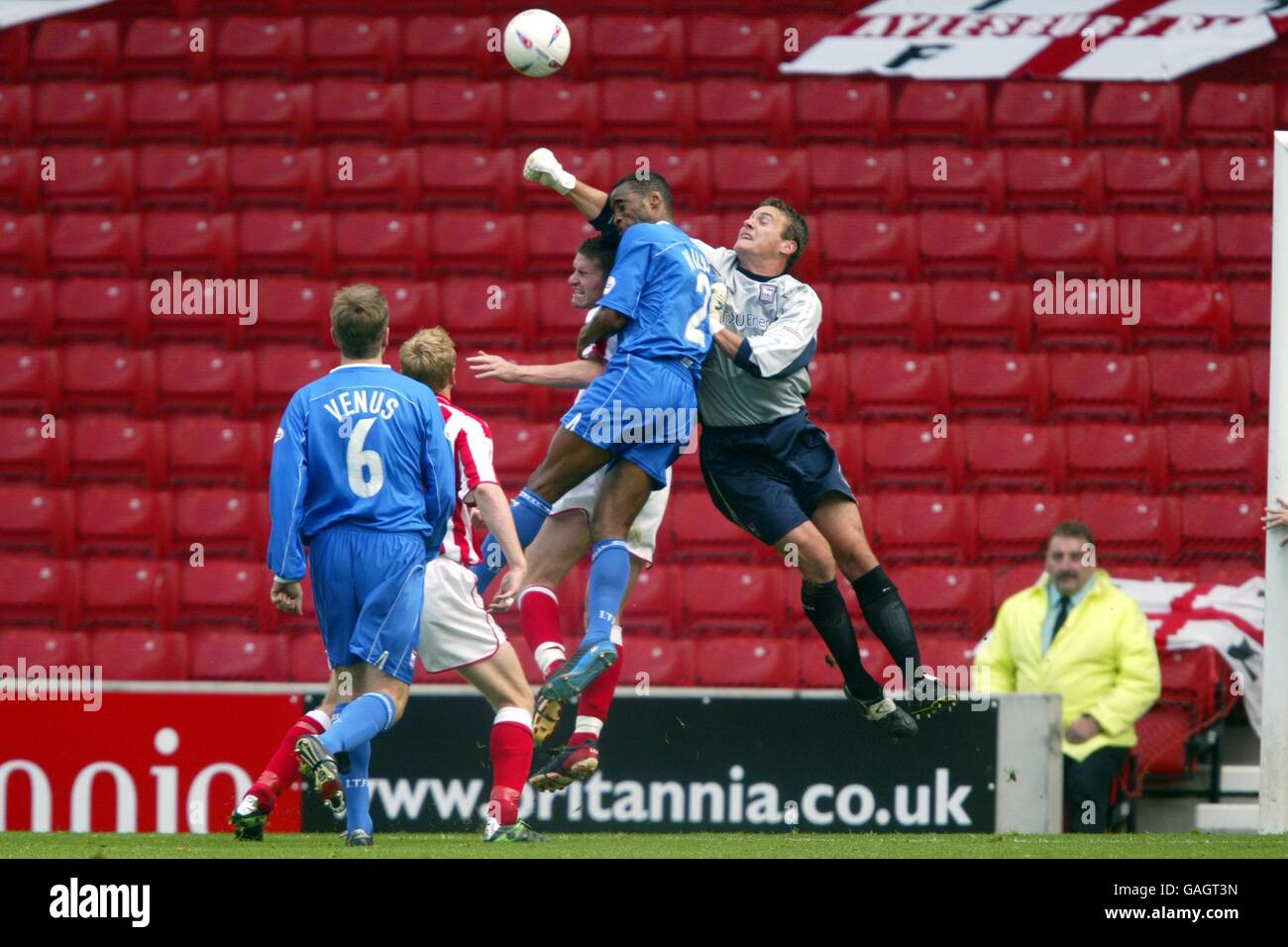 Soccer - Division de la Ligue nationale un - Stoke City v Ipswich Town Banque D'Images