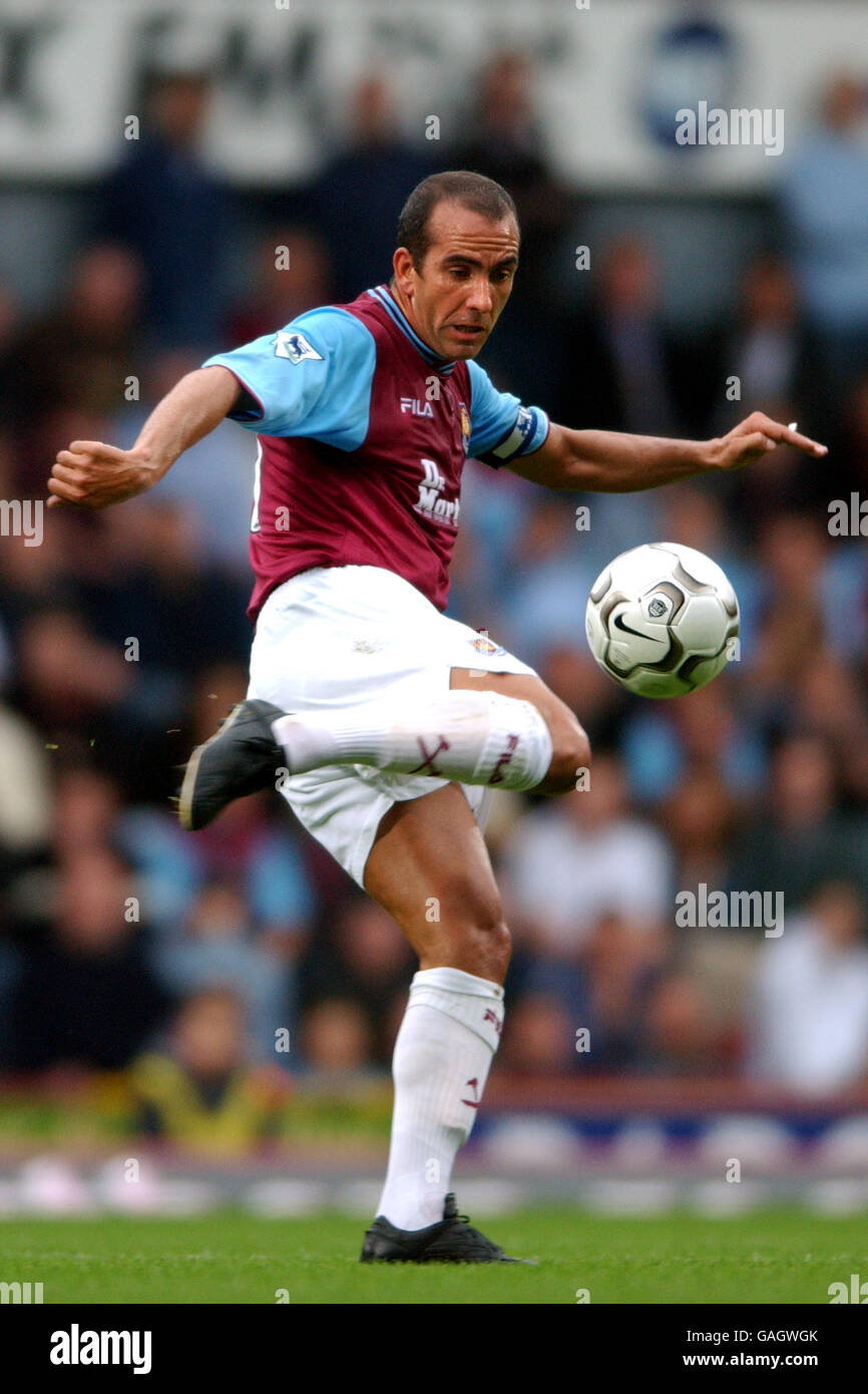 Football - FA Barclaycard Premiership - West Ham United v Birmingham City. Paolo Di Canio, Ham Ouest Unis Banque D'Images