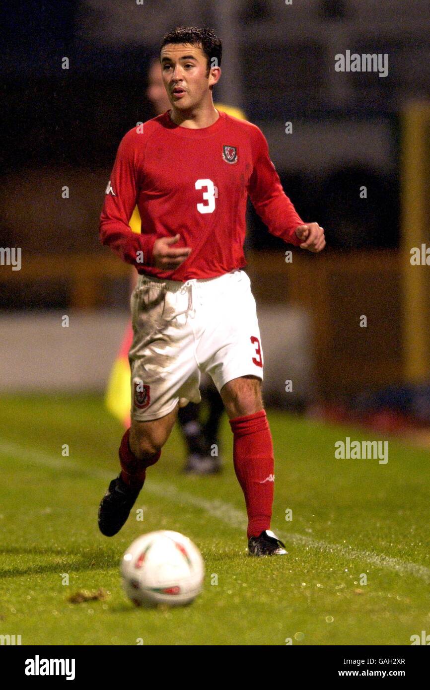 Soccer - Championnats d'Europe des moins de 21 Qualificatif 2004 - Groupe 9 - Pays de Galles v Italie Banque D'Images