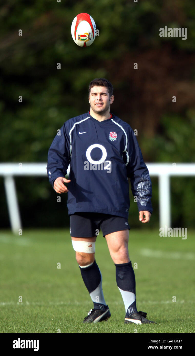 Rugby Union - France Session de formation - l'Université de Bath Banque D'Images