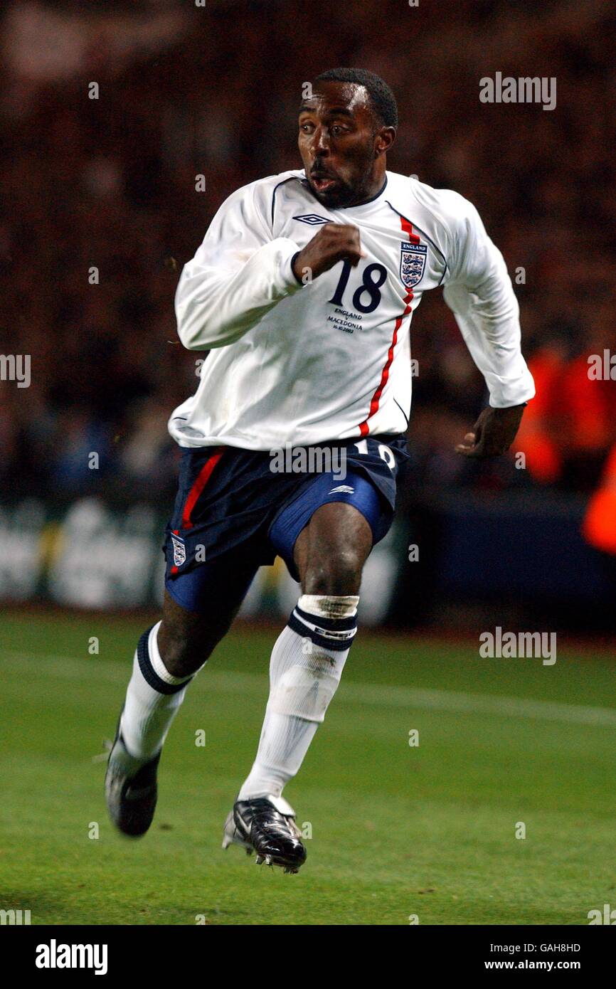 Soccer - Championnat d'Europe 2004 qualificateur - Groupe sept - Angleterre / Macédoine. Darius Vassell, Angleterre Banque D'Images