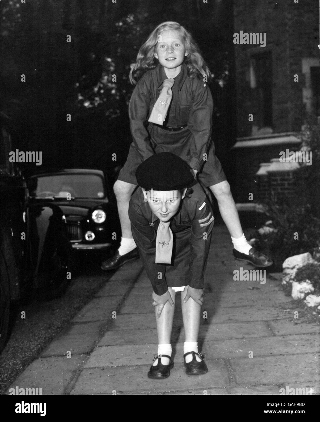 1er Buckingham Palace de jeannettes Banque D'Images 1er Buckingham Palace de jeannettes Banque D'Images