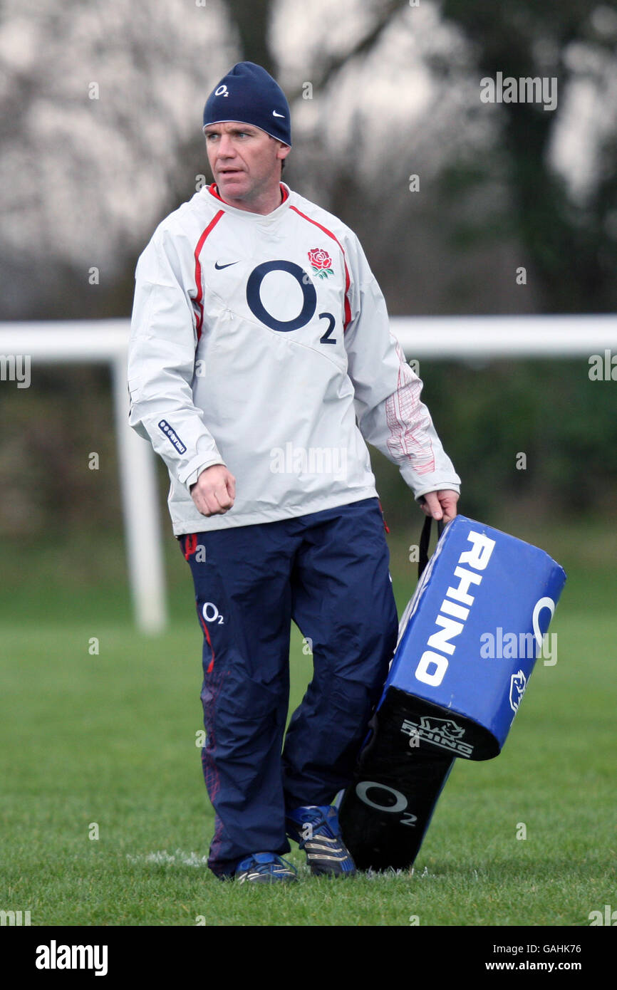 Rugby Union - Angleterre formation - Université de Bath. Mike Ford, entraîneur adjoint de l'Angleterre Banque D'Images