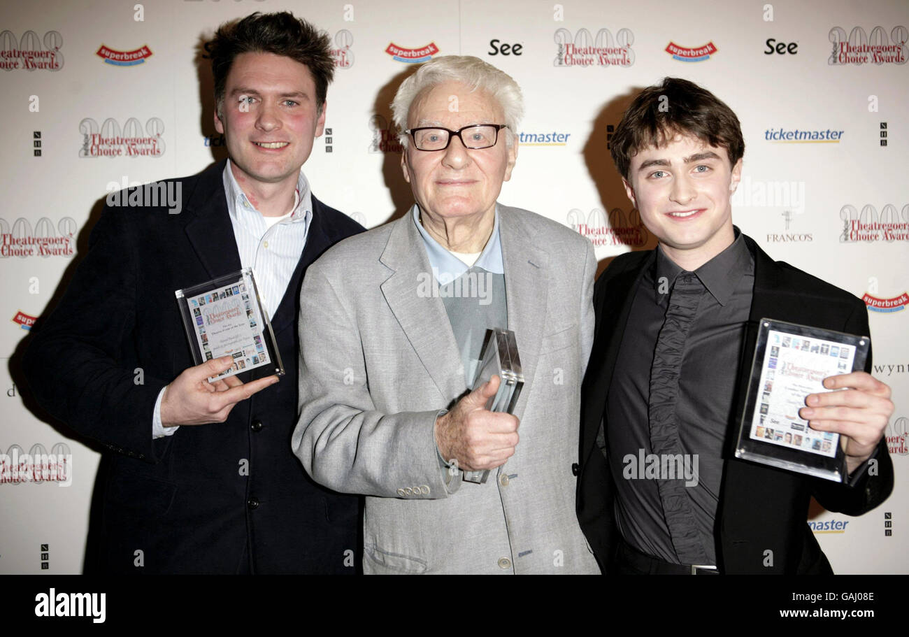 Choix de théâtre Whatsonstage Awards 2008 - Londres Banque D'Images