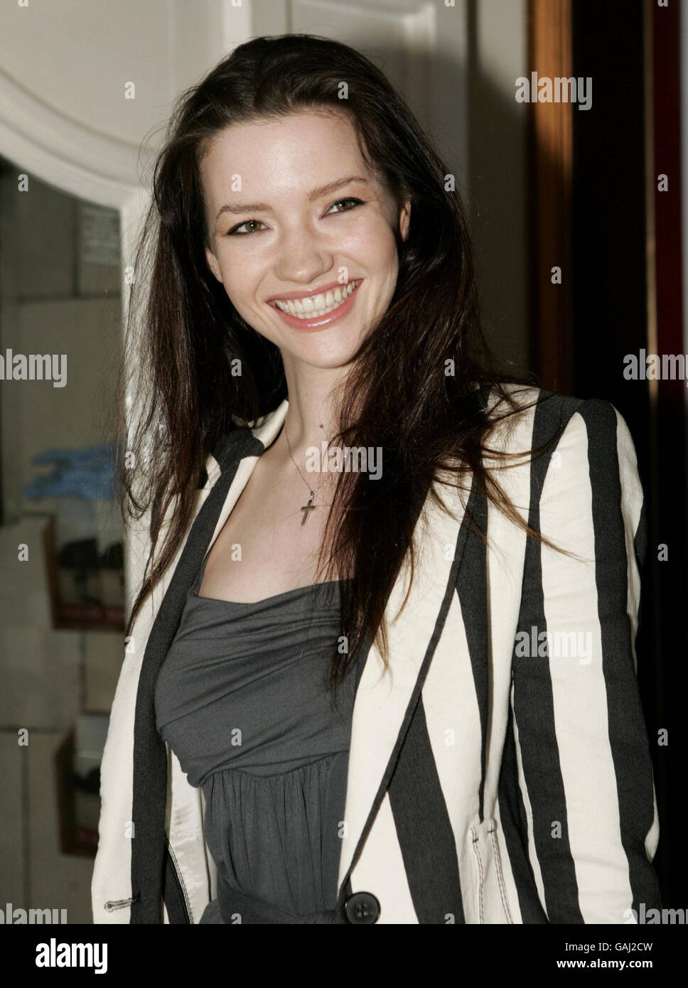 Talulah Riley arrive pour une projection spéciale de Fade to Black au Electric Cinema dans l'ouest de Londres. Banque D'Images