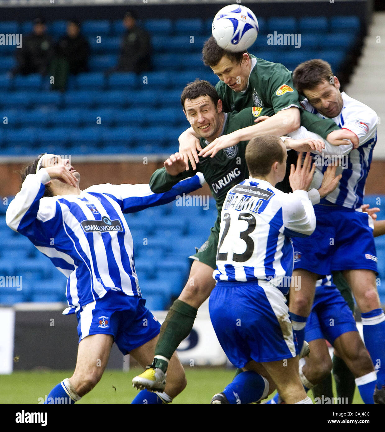 Football - Coupe écossaise Tennant - 5e tour - Kilmarnock v Celtic - Stade de Rugby Banque D'Images