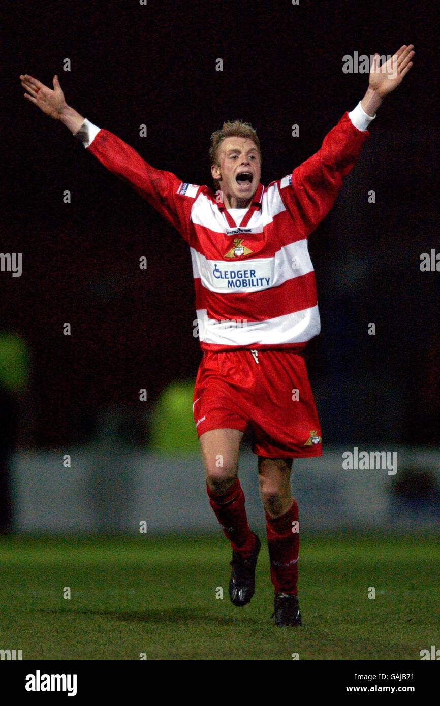 Soccer - Conférence nationale - Doncaster Rovers v Woking. Ricky Ravenhill, Doncaster Rovers Banque D'Images