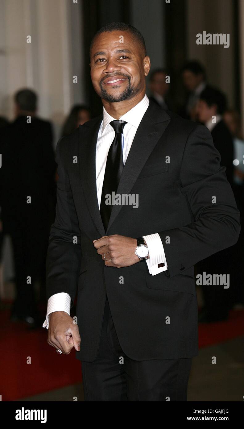 Cuba Gooding Jr arrive pour les Orange British Academy film Awards 2008 (BAFTA) à l'Opéra Royal de Covent Garden, dans le centre de Londres. Banque D'Images