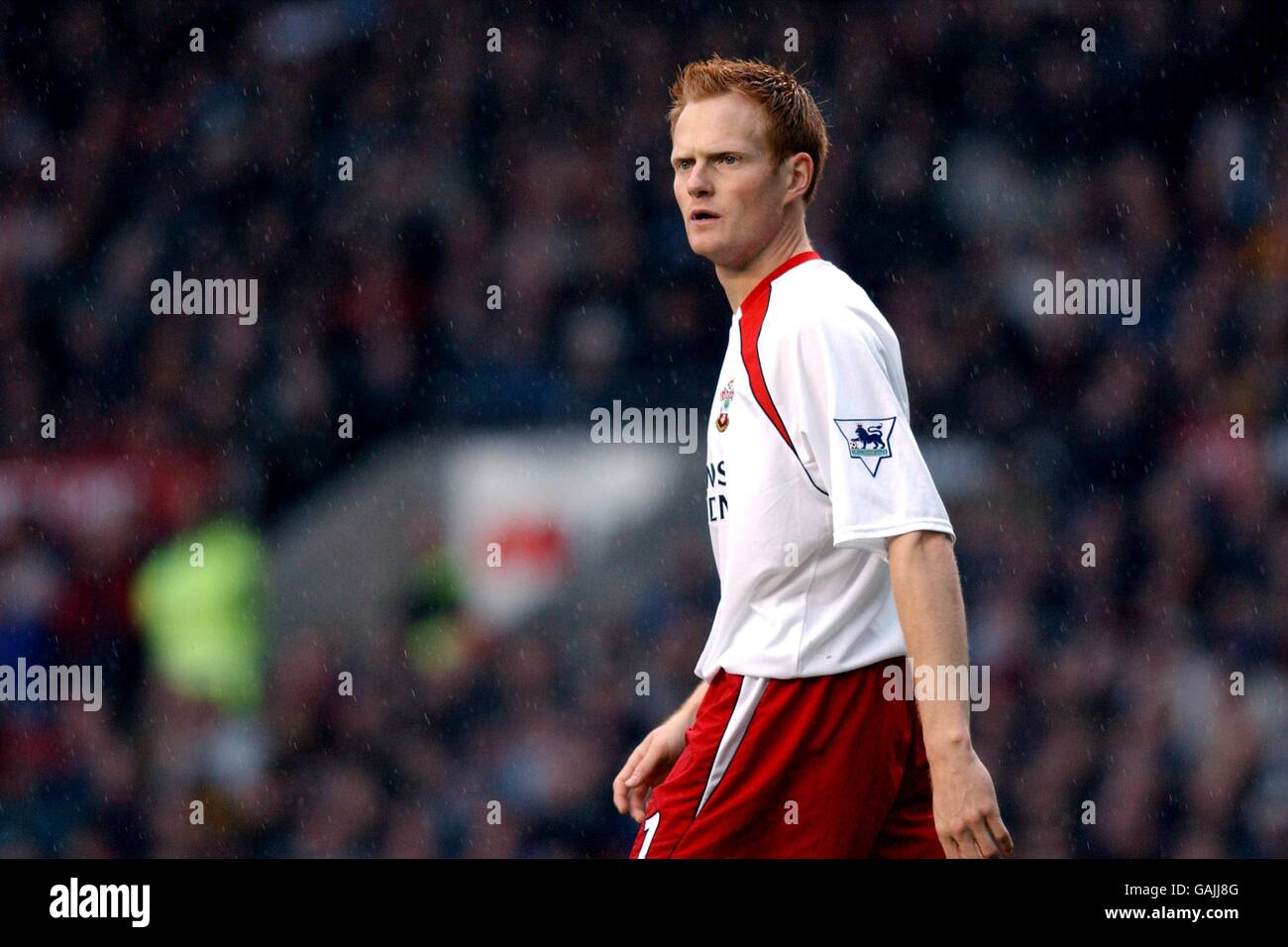 Football - FA Barclaycard Premiership - Manchester United / Southampton. Michael Svensson, Southampton Banque D'Images