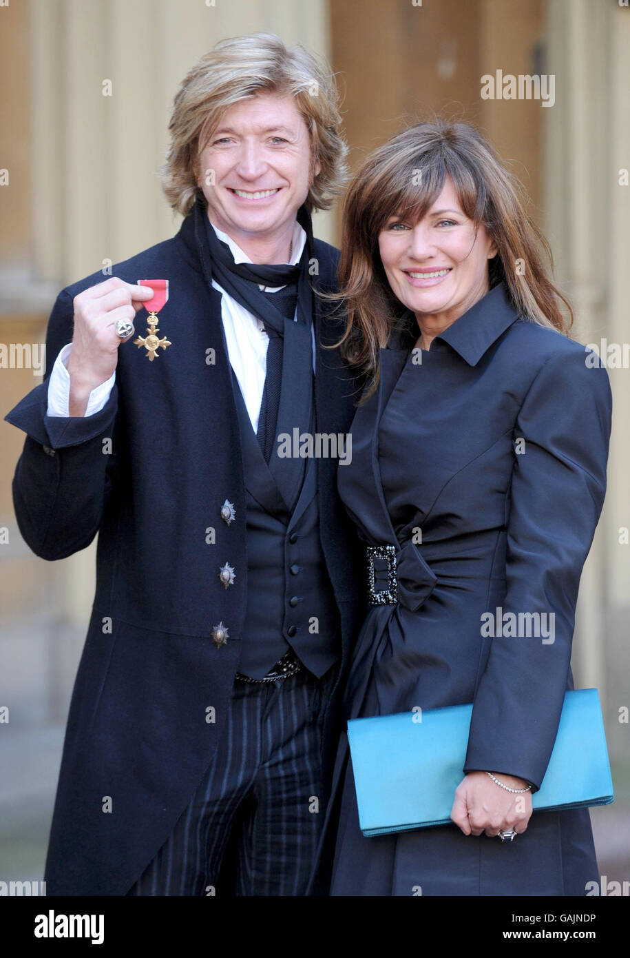 D'investiture au palais de Buckingham Banque D'Images