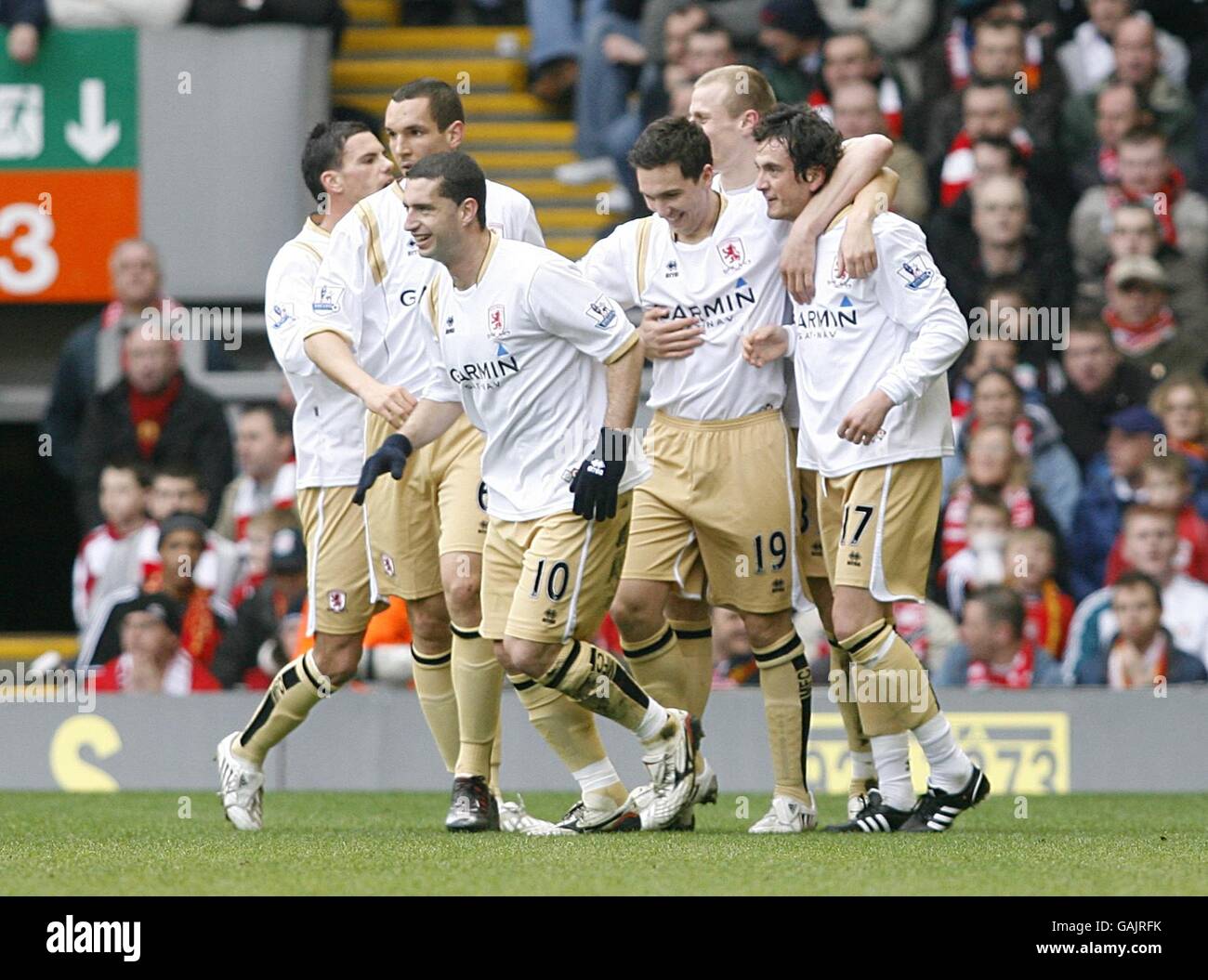 Soccer - Barclays Premier League - Liverpool v Middlesbrough - Anfield Banque D'Images