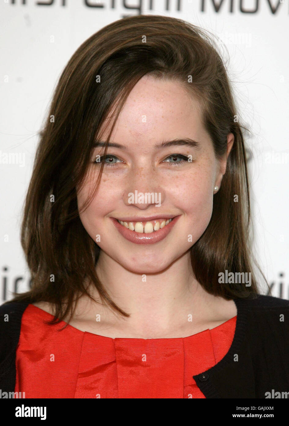 Anna Popplewell arrive pour la première de films First Light à l'Odeon Leicester Square, dans le centre de Londres. Banque D'Images