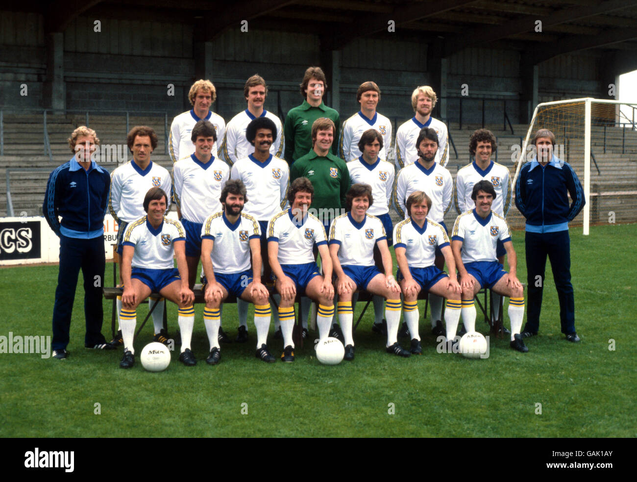 Football - Ligue de football Division 4 - Torquay United Photocall. Torquay United Squad 1982-83 Banque D'Images