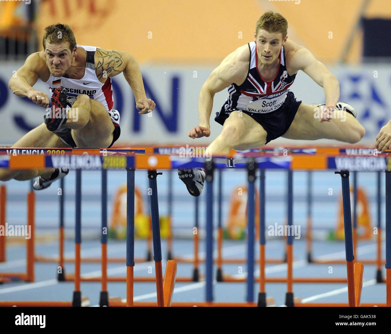 Athlétisme - Championnats du monde de l'athlétisme en salle - Palau Velodromo Luis Puig Banque D'Images