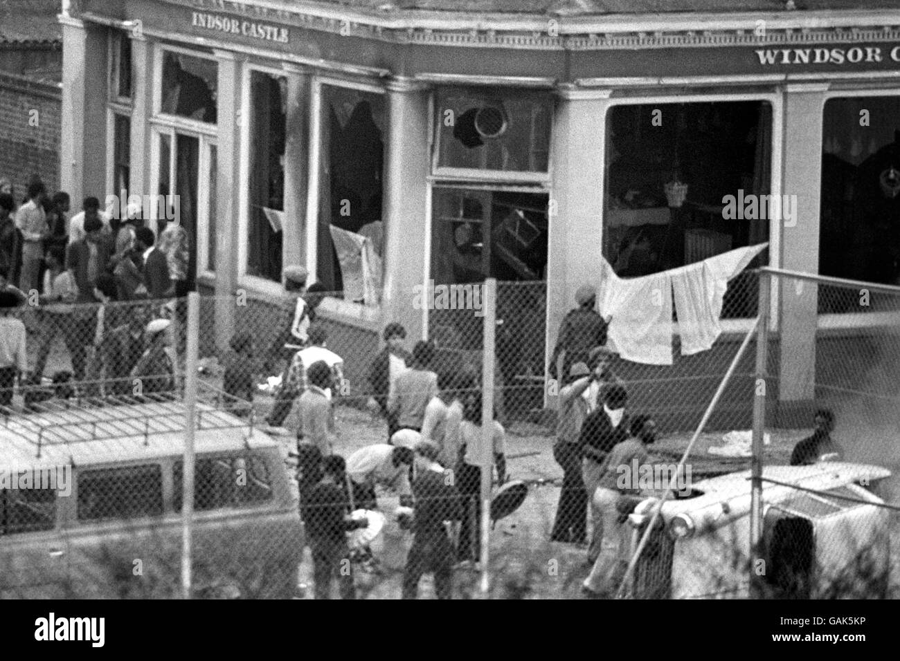 Des émeutes de Brixton - Criminalité Banque D'Images