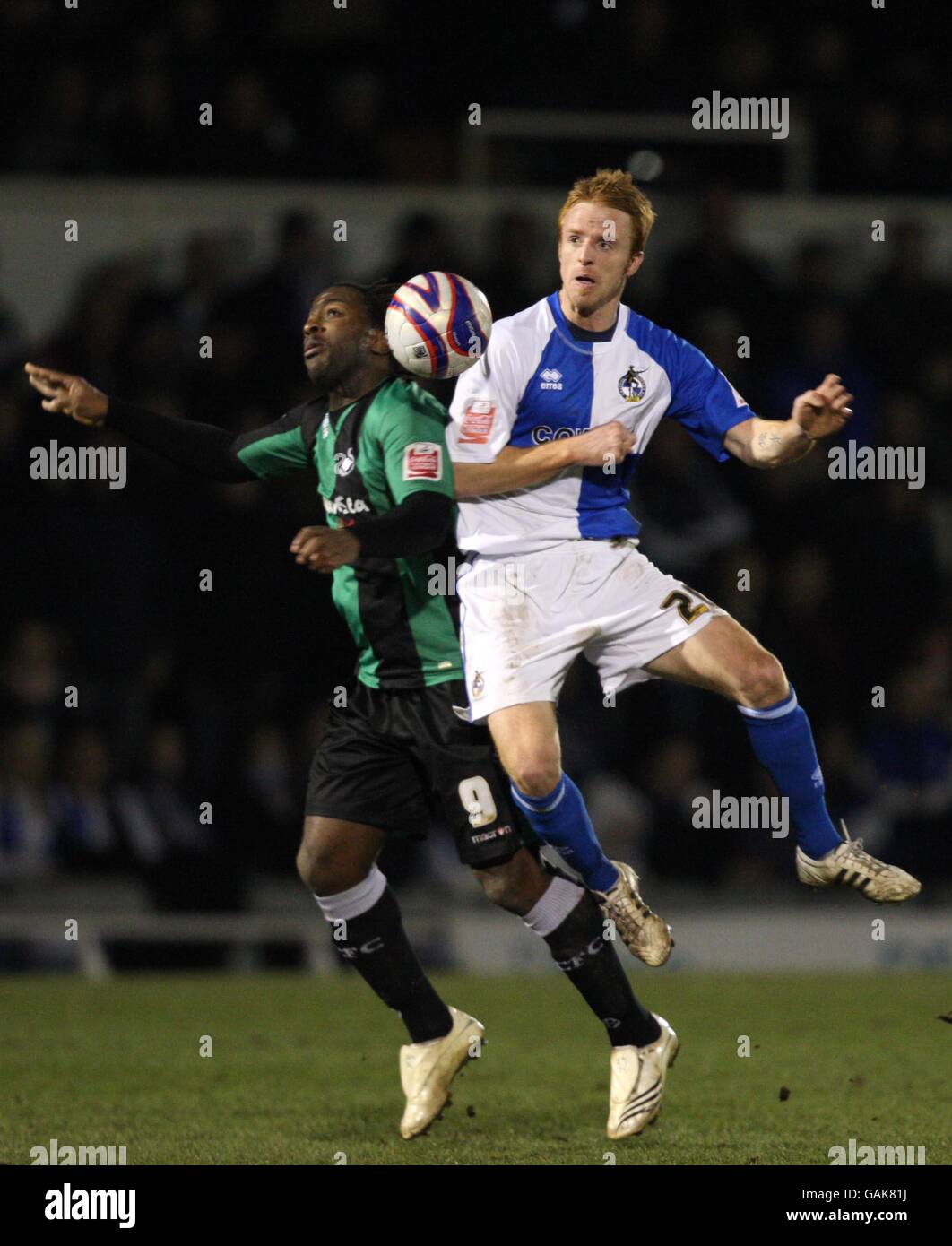 Soccer - Coca-Cola Football League One - Bristol Rovers v Swansea City - Le Memorial Stadium Banque D'Images