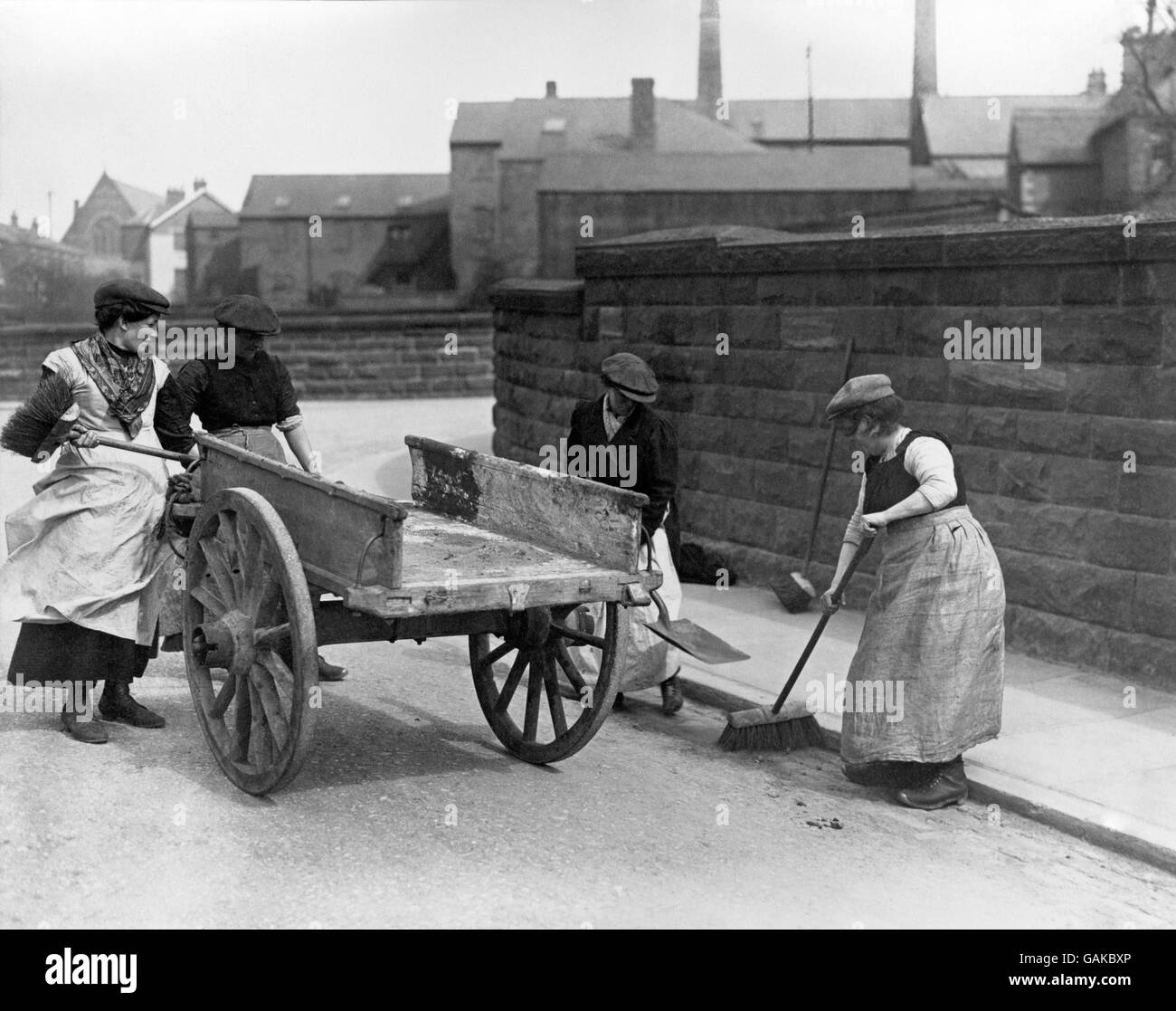 Les travailleurs femme - Première Guerre mondiale - Chester - 1916 Banque D'Images