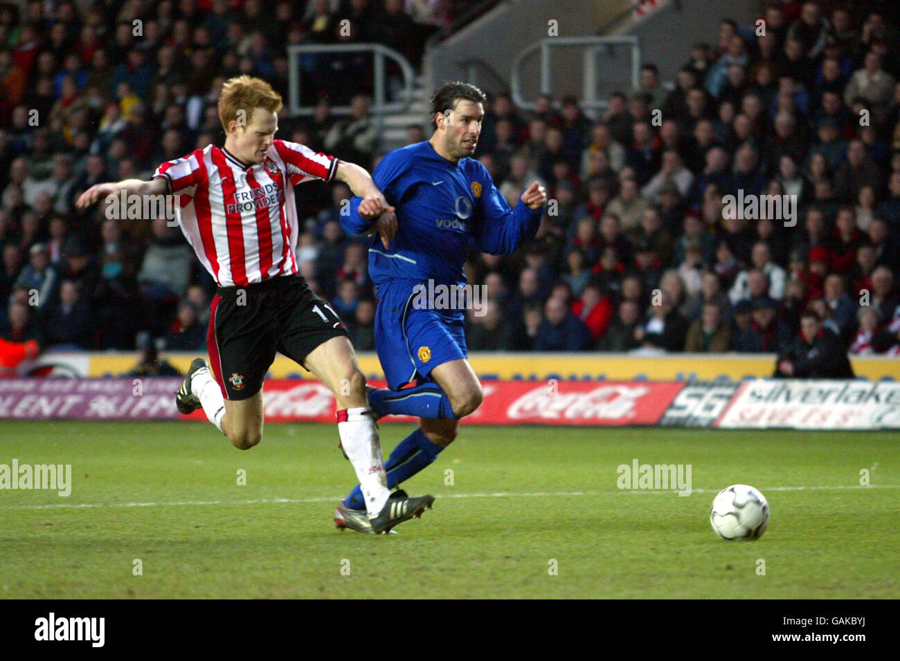 Soccer - FA Barclaycard Premiership - Southampton v Manchester United Banque D'Images