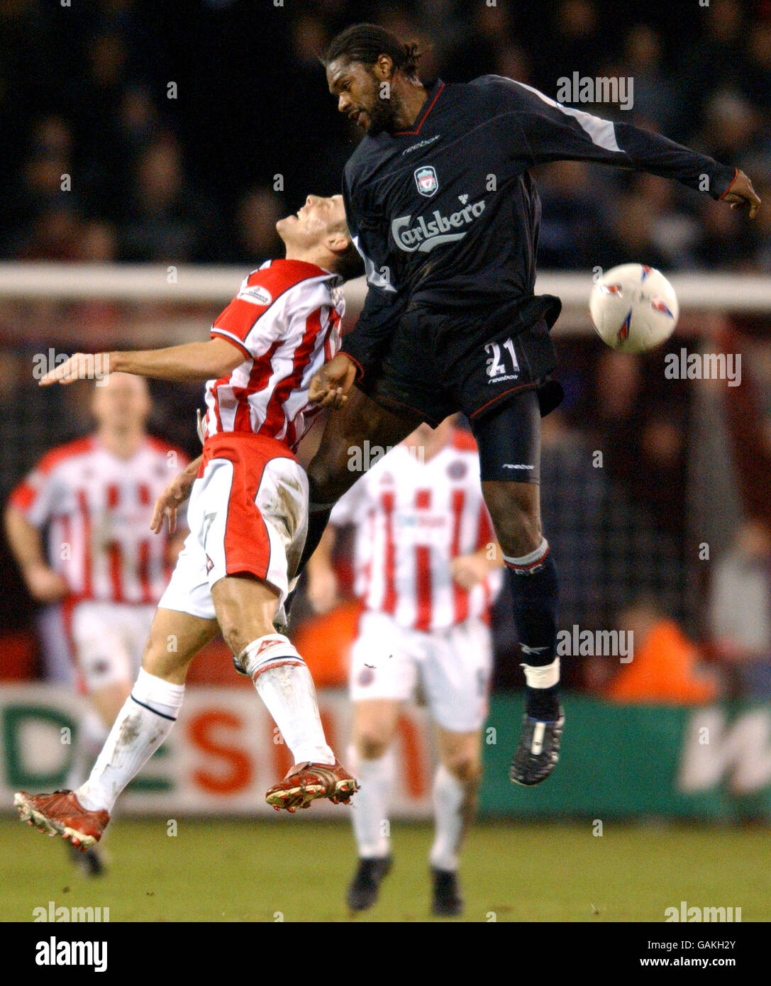 Soccer - Coupe Worthington - Semi Final - Première étape - Sheffield United v Liverpool Banque D'Images