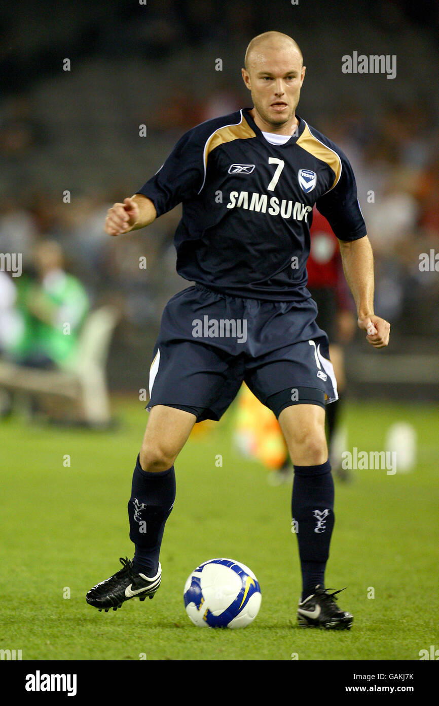 Football - Ligue des Champions de l'AFC - Groupe G - Melbourne Victory v Chunnam Dragons - Telstra Dome Banque D'Images