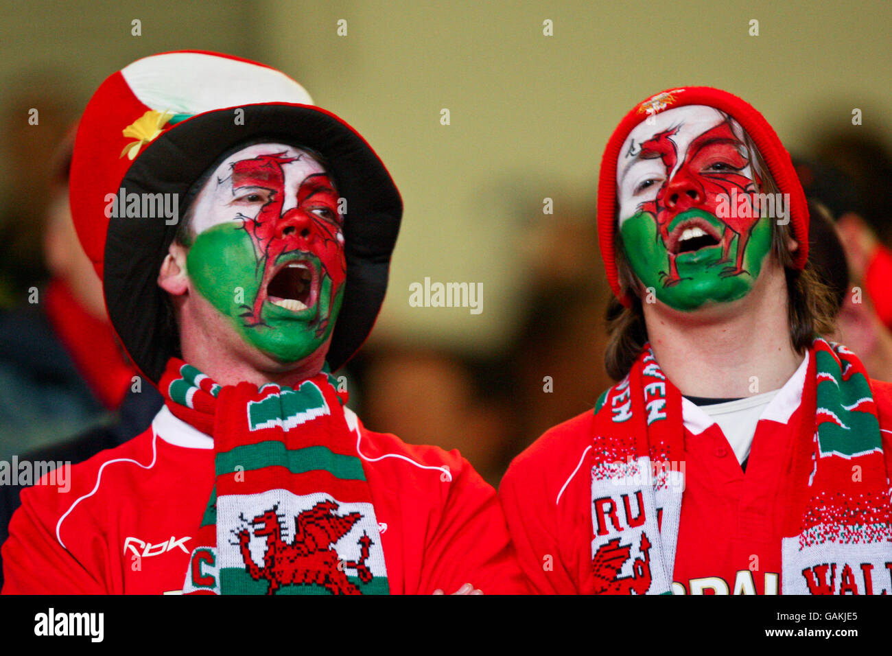 Rugby Union - RBS 6 Nations Championship 2008 - Pays de Galles v France - Millennium Stadium Banque D'Images