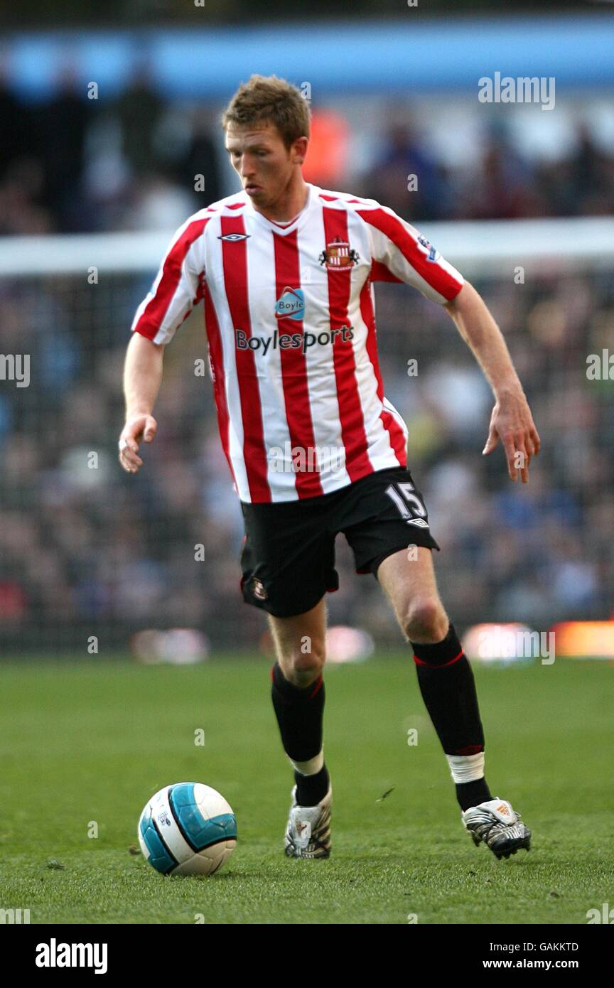 Football - Barclays Premier League - Aston Villa / Sunderland - Villa Park. Danny Collins, Sunderland Banque D'Images