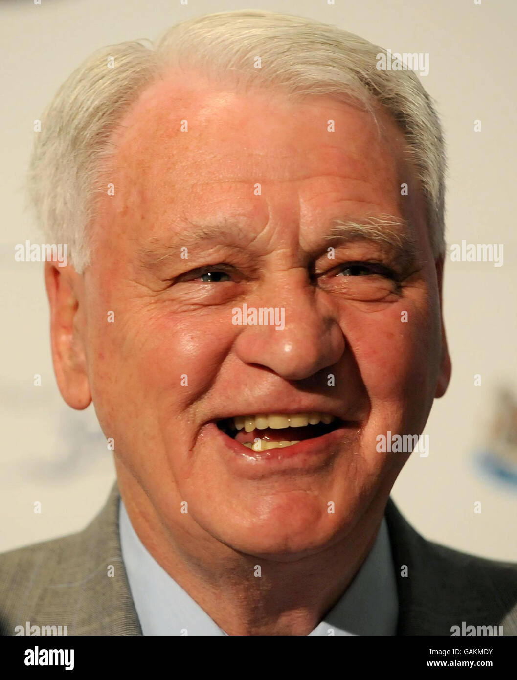 Sir Bobby Robson, qui combat lui-même le cancer, aujourd'hui, lors du lancement de la Fondation Sir Bobby Robson. La fondation se concentrera sur la détection précoce et le traitement de la maladie. Banque D'Images
