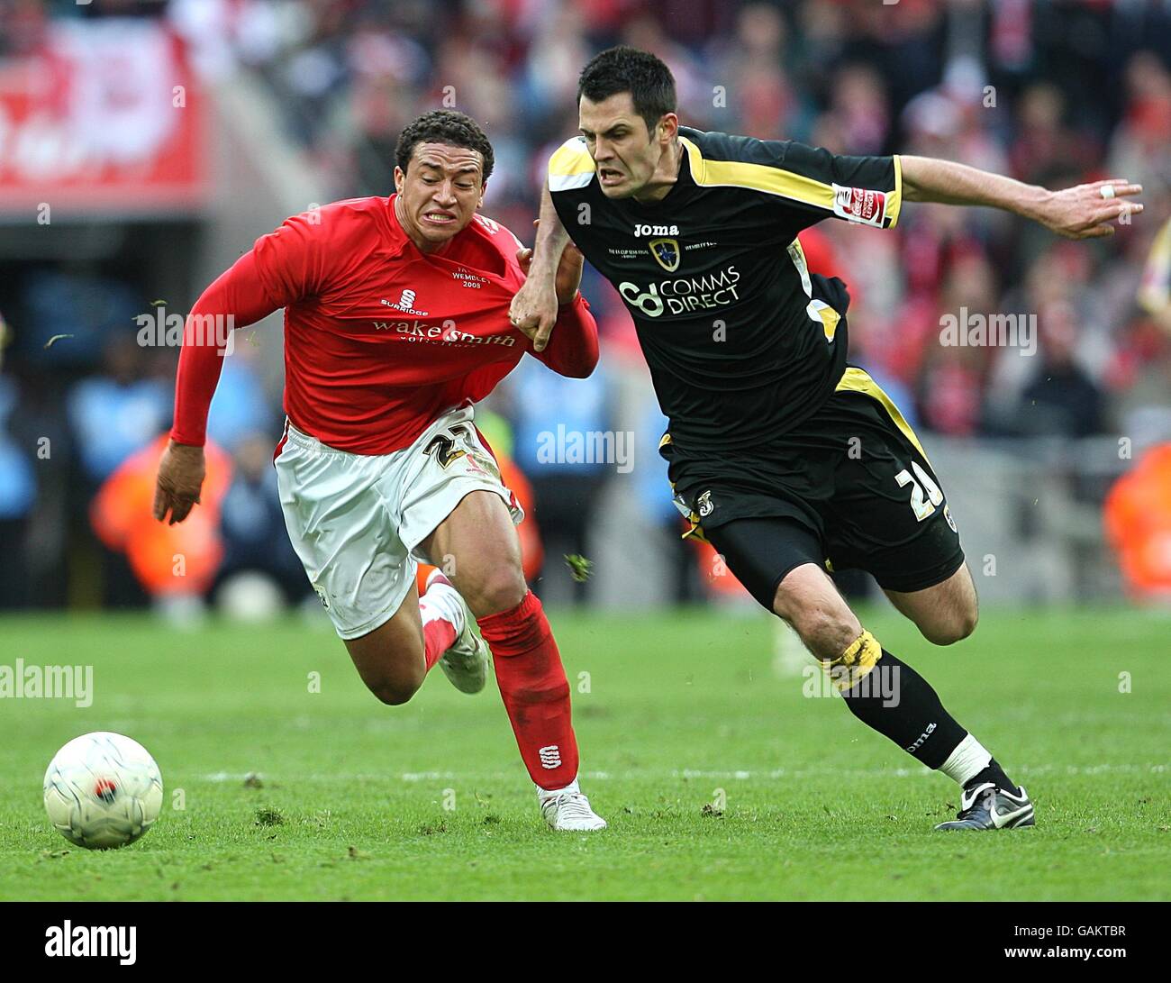 Football - Coupe - Semi Final - Barnsley v Cardiff City - Stade de Wembley Banque D'Images