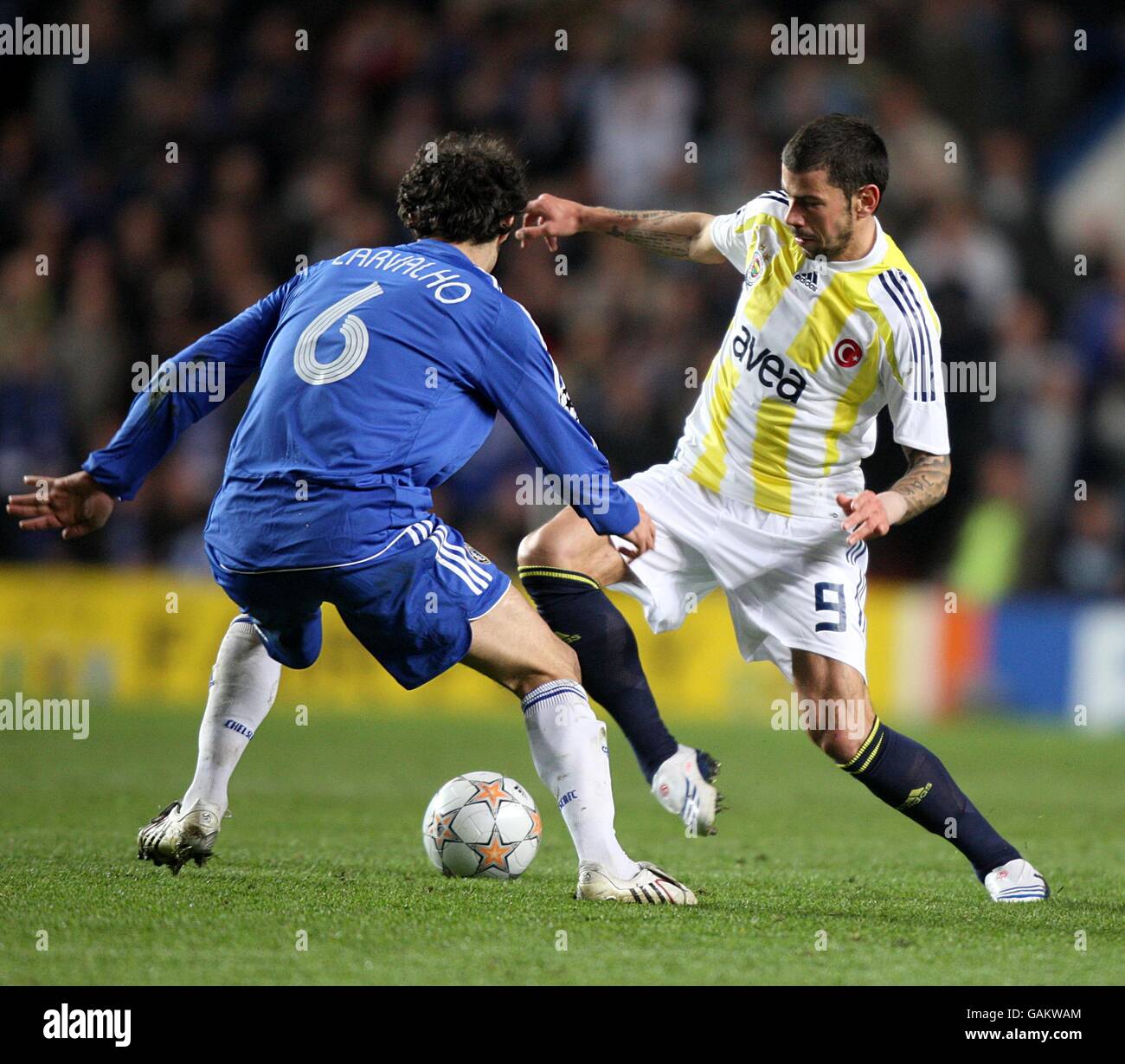 Football - Ligue des Champions - Quart de finale - deuxième manche - Chelsea v Fenerbahce - Stamford Bridge Banque D'Images